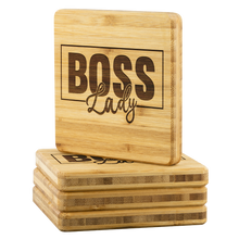 Load image into Gallery viewer, Boss Lady | Bamboo Coasters
