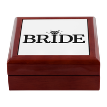 Load image into Gallery viewer, Bride Jewelry Box | Holiday Gifts | Wedding Gifts | Gifts for Her
