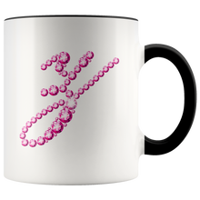 Load image into Gallery viewer, Initial Z | Monogram Coffee Mug | Custom Letter Mug | Bling Style | Initial Letter Cup
