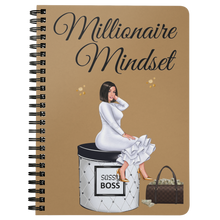 Load image into Gallery viewer, Millionaire Mindset Spiral Journal

