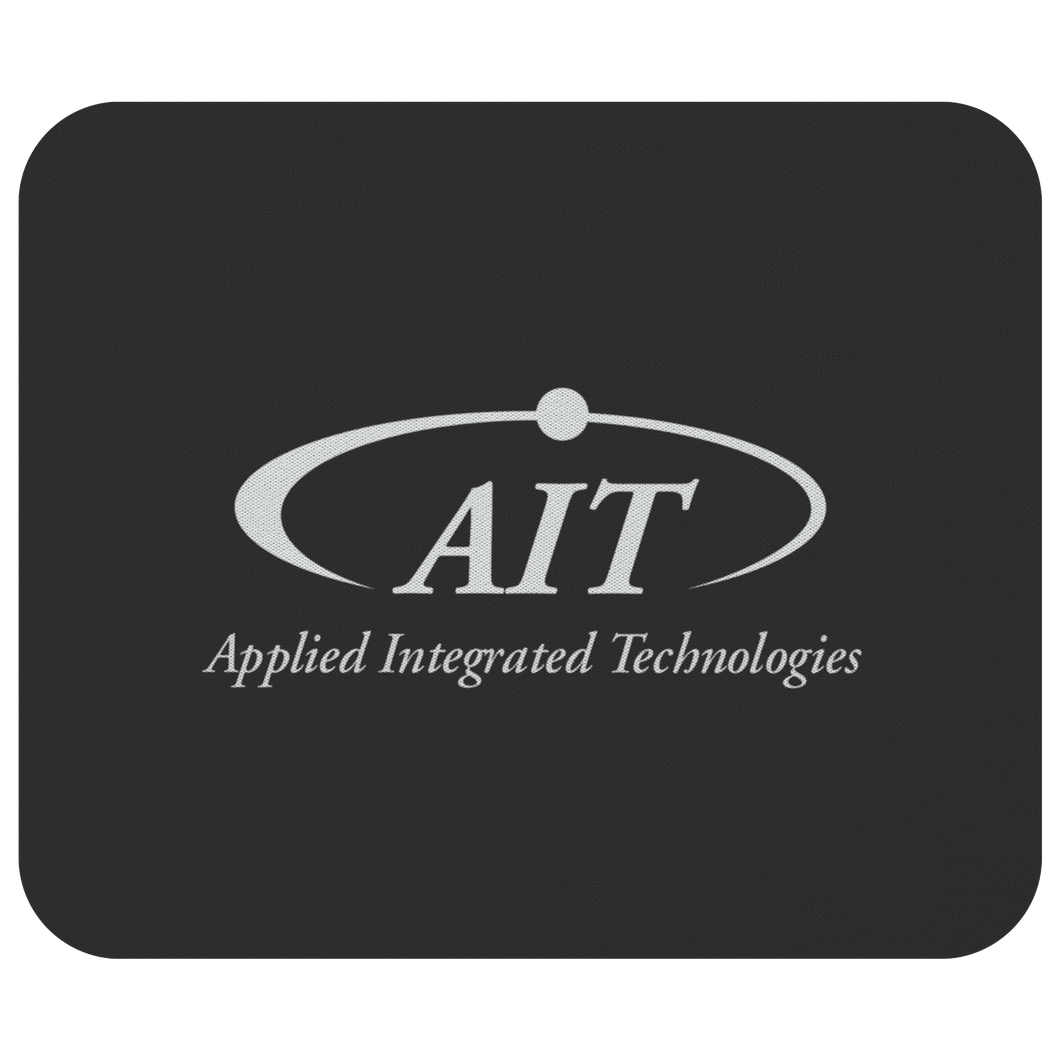 AIT White Logo Mousepad