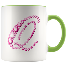 Load image into Gallery viewer, Initial Q | Monogram Coffee Mug | Custom Letter Mug | Bling Style | Initial Letter Cup

