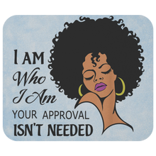 Load image into Gallery viewer, No Approval Needed - Black Girl Mouse Pad
