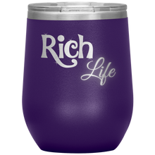 Load image into Gallery viewer, Rich Life Wine Tumbler | Drinks for Her
